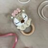 Белый эко грызунок-прорезыватель Зайчик с голубым шарфиком Белый эко грызунок-прорезыватель Зайчик с голубым шарфиком Грызунки 8