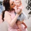 Голубое платье для беременных и кормящих мам Clarita Вечерние платья 20