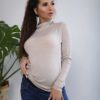 Серая водолазка для беременных и кормящих мам Kristina Новинки 15