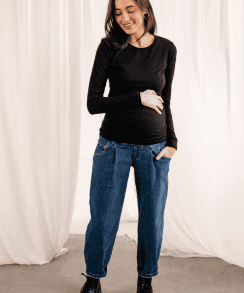 Джинсы slouchy для будущих мам Pasadena