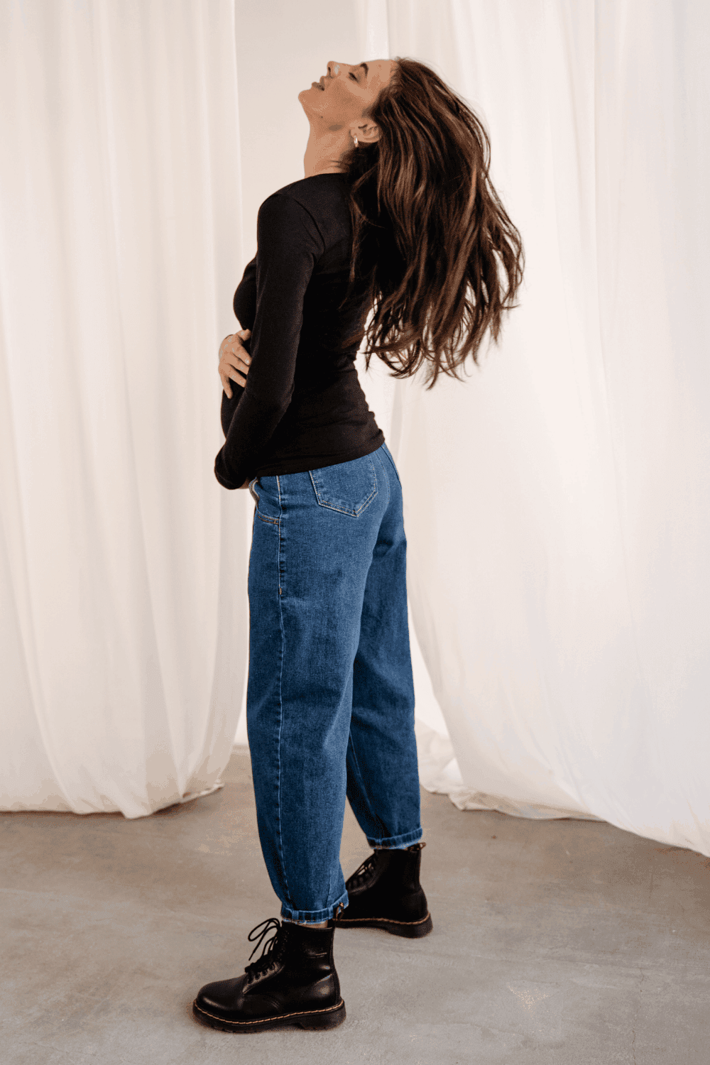 Джинсы slouchy для будущих мам Pasadena Джинсы slouchy для будущих мам Pasadena — изображение 6