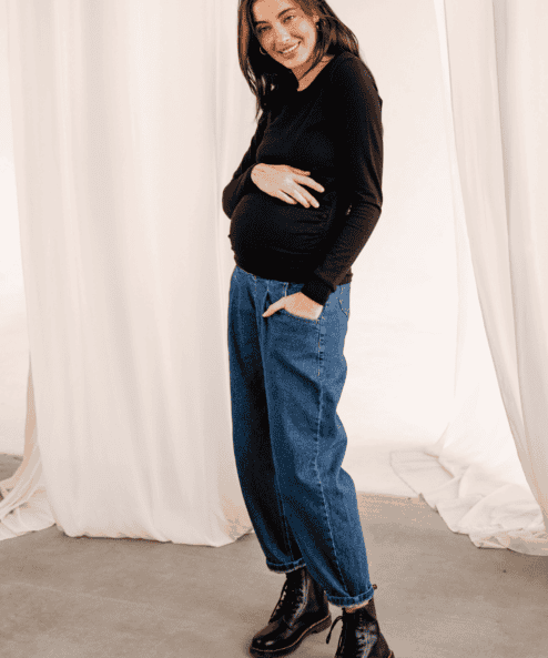 Джинсы slouchy для будущих мам Pasadena Джинсы slouchy для будущих мам Pasadena — изображение 4