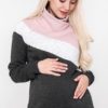 Мятный теплый лонгслив для будущих и кормящих мам Stefania Warm Распродажа одежды для беременных 25