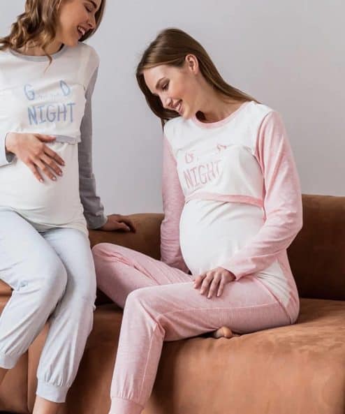 Розовая пижама для будущих и кормящих мам Milena — изображение 6