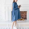 Фисташковый теплый джемпер для будущих и кормящих мам Trendy Костюмы 41