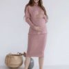 Бежевый теплый костюм для будущих и кормящих мам Trendy Костюмы 27