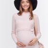 Голубой теплый гольф для беременных и кормящих мам Lecie Warm Голубой теплый гольф для беременных и кормящих мам Lecie Warm Новинки 16