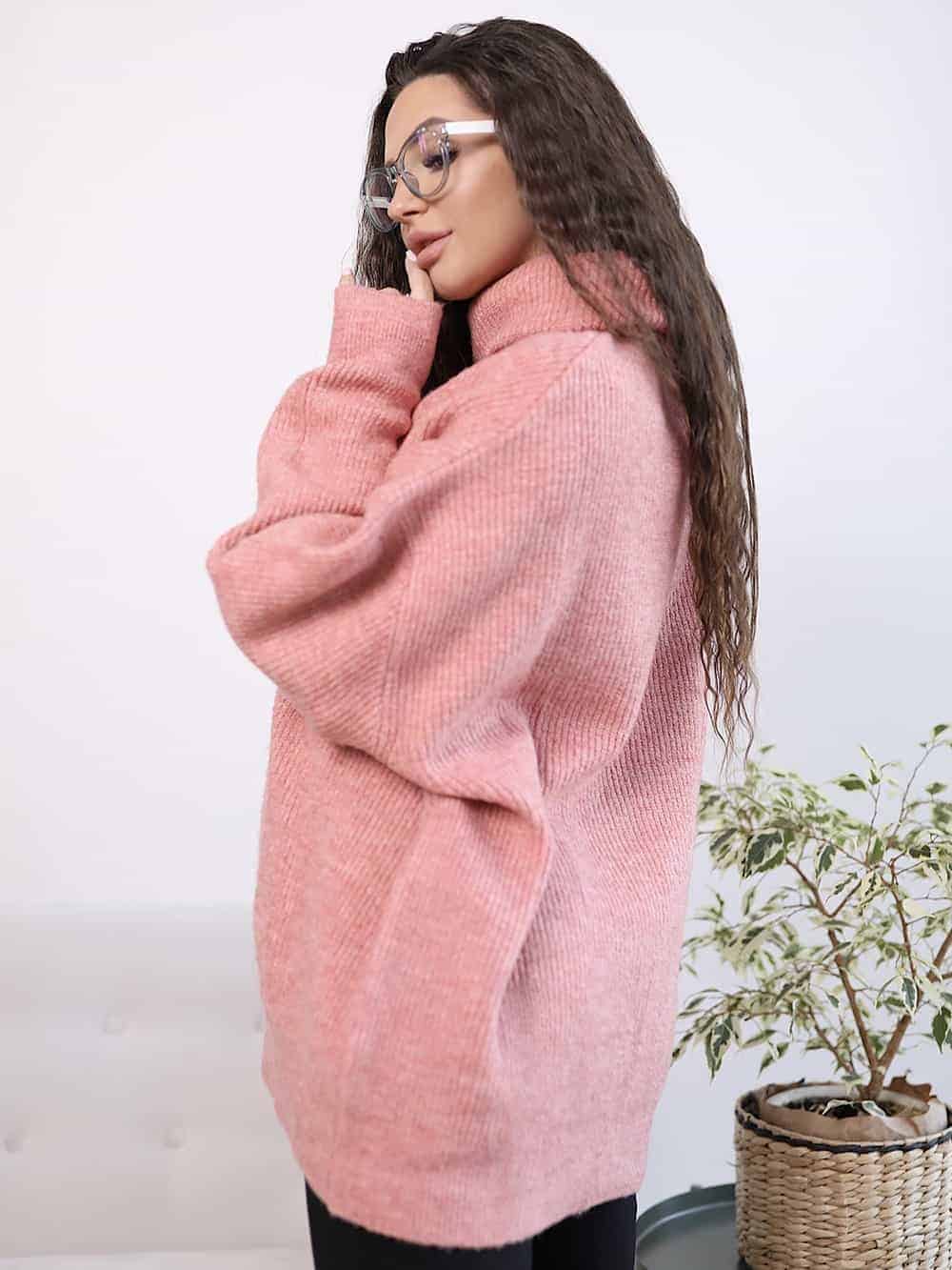 Коралловый свитер для будущих и кормящих мам Astrid Коралловый свитер для будущих и кормящих мам Astrid — изображение 2