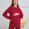 Вишневые брюки для будущих и кормящих мам Flex Брюки 22
