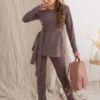 Голубая блузка для беременных и кормящих мам Brenda Распродажа одежды для беременных 17