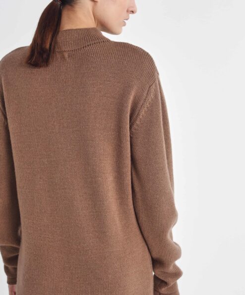 Кофейное вязаное платье для будущих мам Lenox Кофейное вязаное платье для будущих мам Lenox — изображение 3