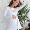 Пудровая туника для будущих и кормящих мам Meredith Новинки 19