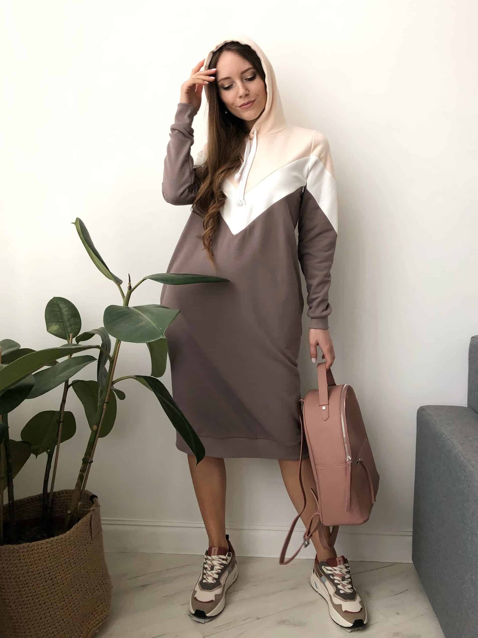 Кофейное платье для беременных и кормящих мам Lisette Кофейное платье для беременных и кормящих мам Lisette