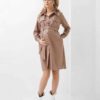Кофейное платье-футляр для будущих и кормящих мам Filippa Новинки 15