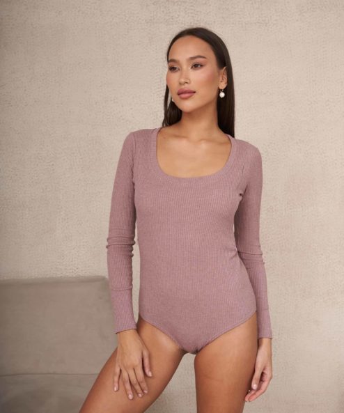 Кофейный боди для беременных и кормящих Pamella New Кофейный боди для беременных и кормящих Pamella New — изображение 5