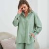 Желтый свитшот для будущих и кормящих мам La dolce mama Весна 36