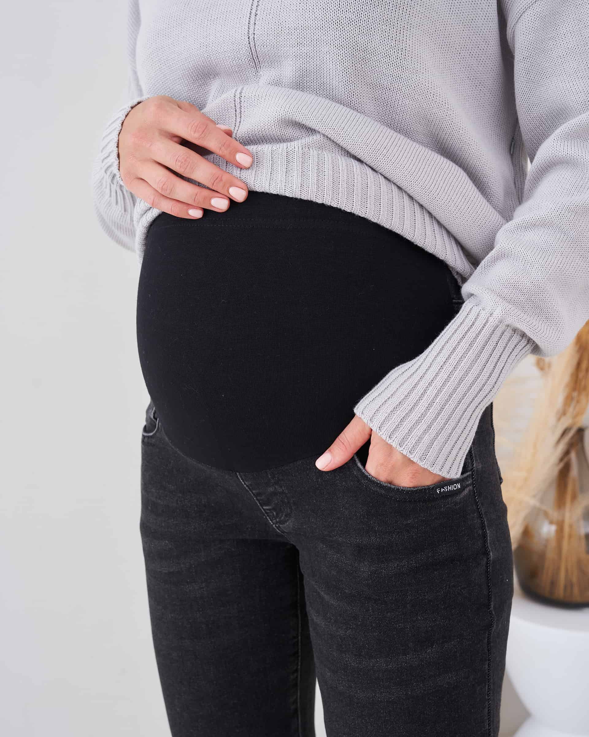 Черные джинсы moms для будущих мам Flow Черные джинсы moms для будущих мам Flow — изображение 2