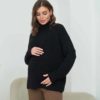 Серое тёплое платье для беременных и кормящих Denise Warm Серое тёплое платье для беременных и кормящих Denise Warm Весна 21
