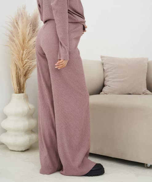 Кофейные брюки для будущих и кормящих мам Soft — изображение 8