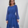 Фисташковое воздушное платье для будущих и кормящих мам Bellini Весна 28