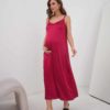 Мятное платье-комбинация для беременных и кормящих Karmen Вечерние платья 36