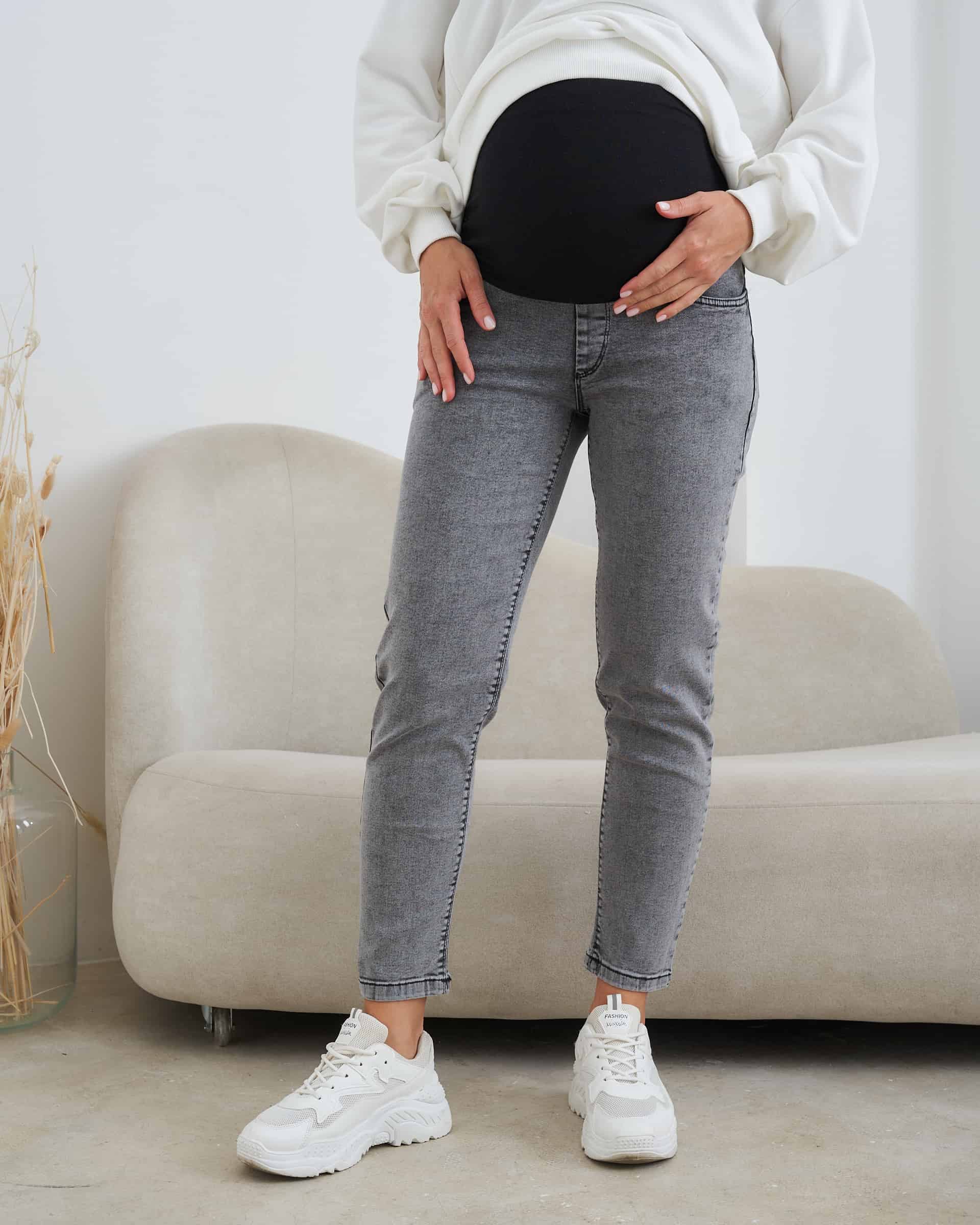 Серые джинсы moms для будущих мам Morgan Серые джинсы moms для будущих мам Morgan — изображение 8
