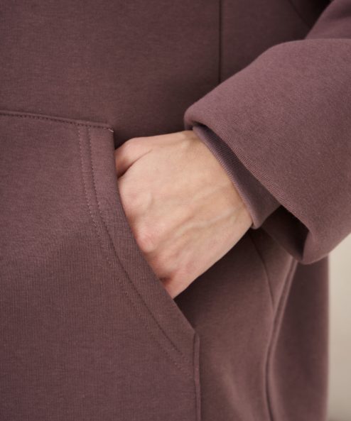 Шоколадное теплое худи для будущих и кормящих мам Juna Warm — изображение 6