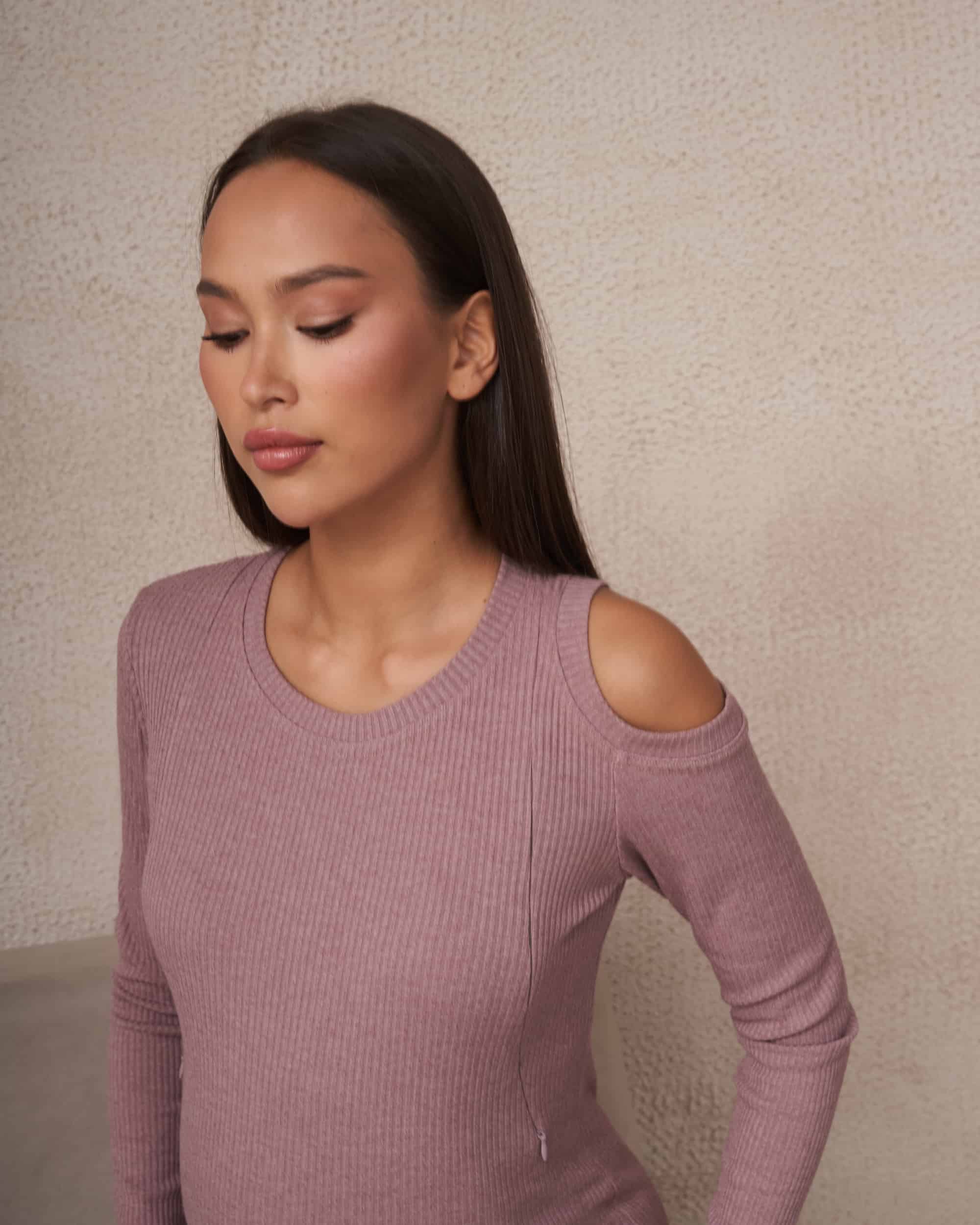 Кофейное платье для будущих и кормящих мам Pretty Кофейное платье для будущих и кормящих мам Pretty — изображение 3