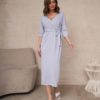 Вишневое платье для беременных и кормящих Blush Весна 23