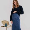 Теплый свитшот в цвете какао для будущих и кормящих мам Urban Warm Зима 22
