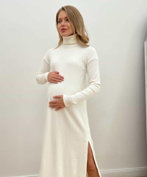 Молочное платье для будущих и кормящих мам Vivien Молочное платье для будущих и кормящих мам Vivien — изображение 4
