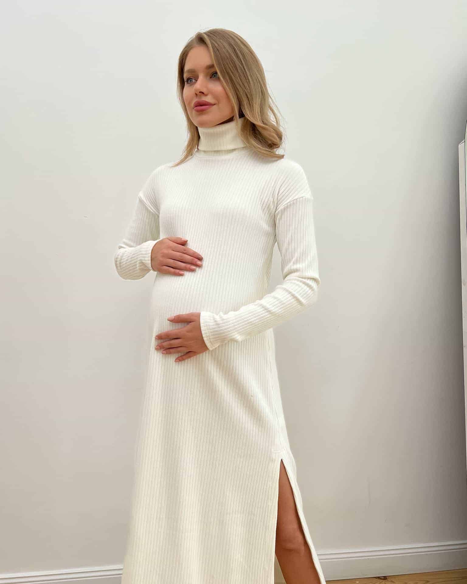 Молочное платье для будущих и кормящих мам Vivien Молочное платье для будущих и кормящих мам Vivien — изображение 4