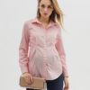 Бордовое платье-футболка для будущих и кормящих мам Casual Лето 21