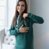 Лавандовые теплые брюки для будущих и кормящих мам Sport Костюмы 18