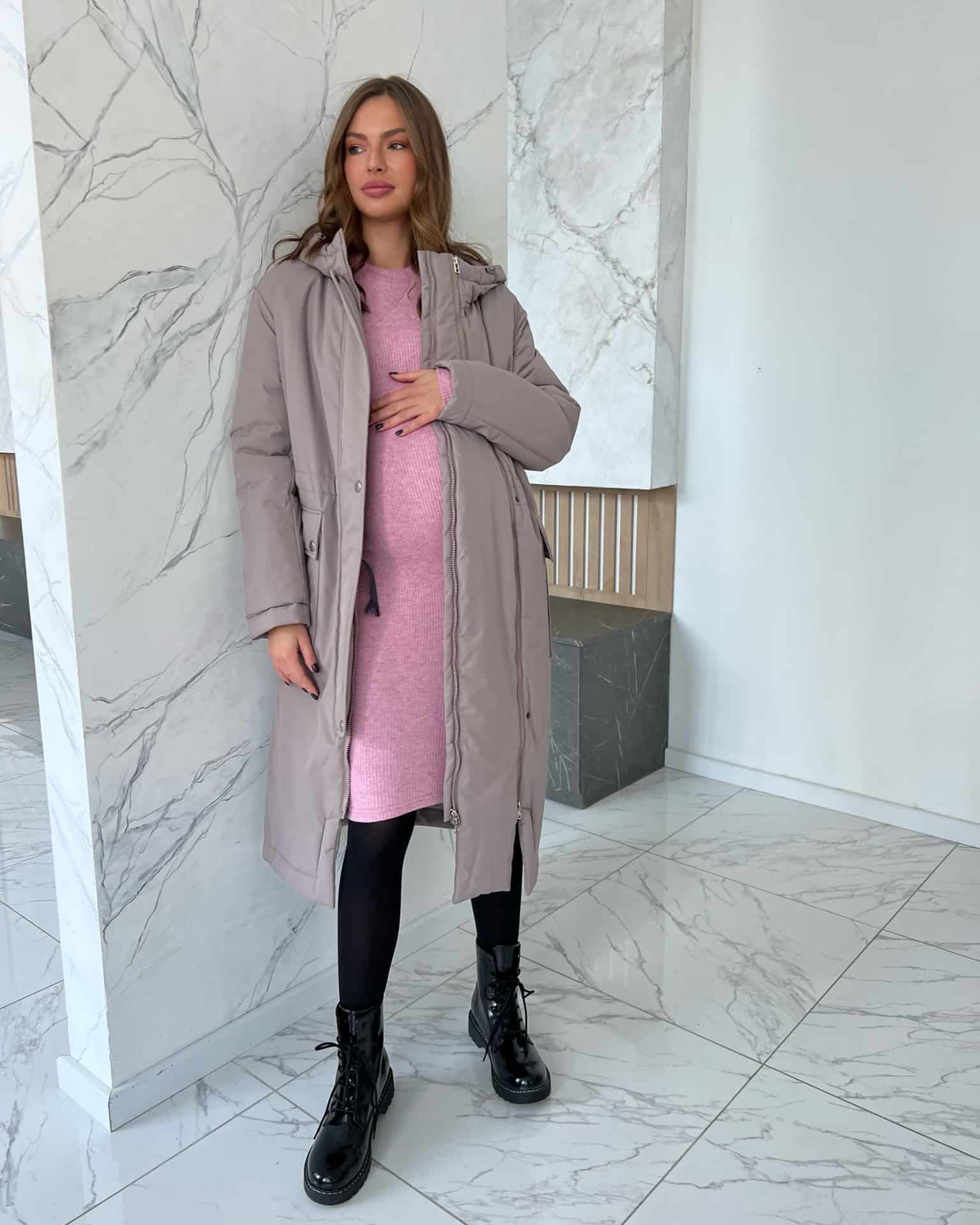 Розовое платье для будущих и кормящих мам Marika Розовое платье для будущих и кормящих мам Marika — изображение 3