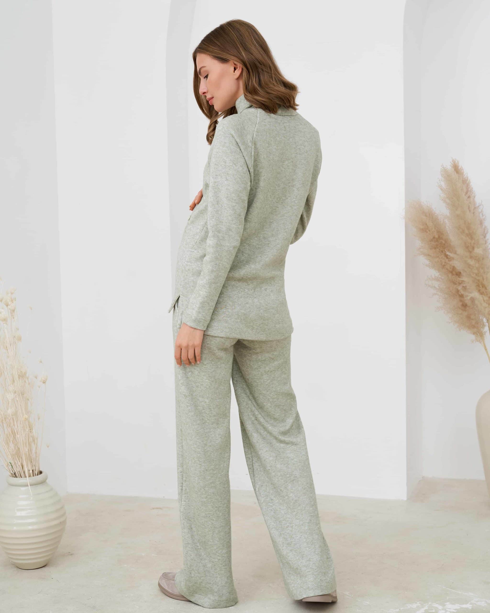 Фисташковые теплые брюки для будущих и кормящих мам Trendy Фисташковые теплые брюки для будущих и кормящих мам Trendy — изображение 4