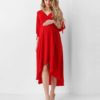 Фисташковое платье для беременных и кормящих Smart Dress Лето 10