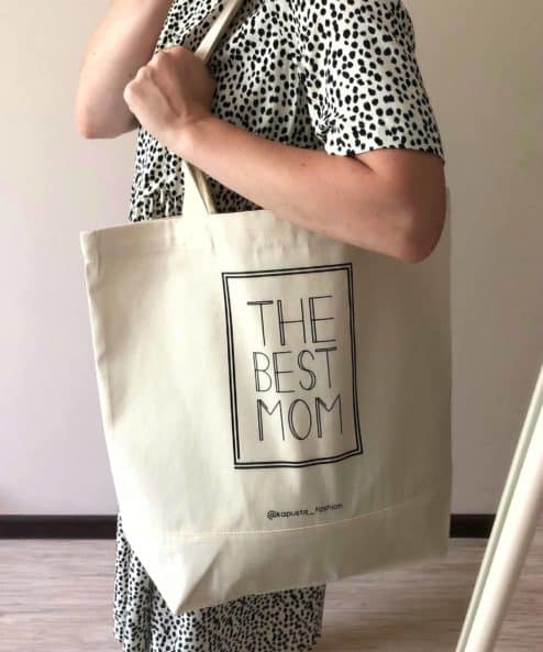 Хлопковый шопер The Best Mom — изображение 11
