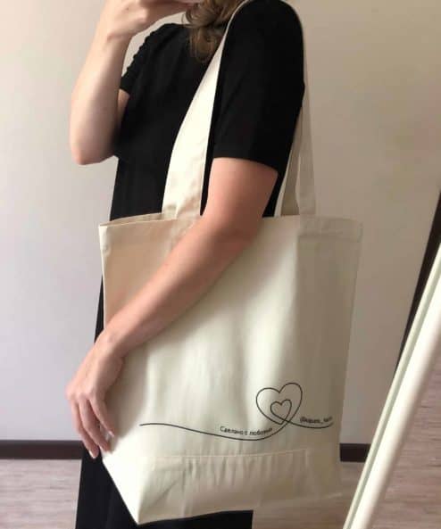 Хлопковый шопер Made With Love — изображение 10