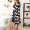 Голубой кардиган для будущих и кормящих мам Zigzag Домашняя одежда 20