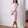 Голубая футболка с принтом для будущих и кормящих мам Donna Распродажа одежды для беременных 17