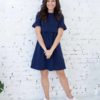 Серое платье для будущих и кормящих мам Emily Лето 18