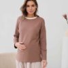 Молочные джинсы moms для будущих мам Mika Весна 18
