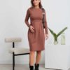 Серое платье для будущих и кормящих мам Marika Новинки 27