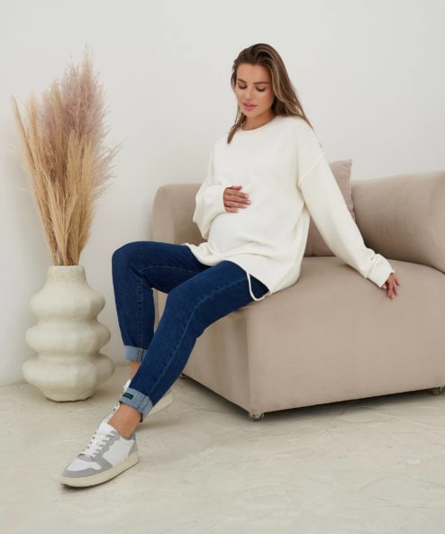 Синие джинсы moms для будущих мам Flow Синие джинсы moms для будущих мам Flow — изображение 4