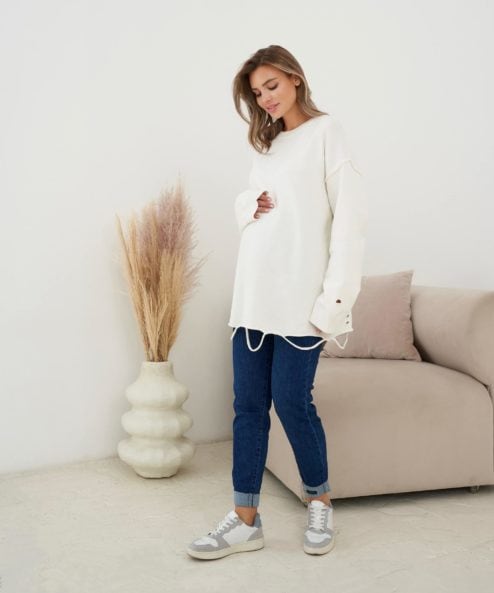 Синие джинсы moms для будущих мам Flow Синие джинсы moms для будущих мам Flow — изображение 3