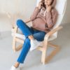 Синие шорты для беременных и кормящих мам Safo Синие шорты для беременных и кормящих мам Safo Лето 21