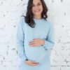 Голубое худи для будущих и кормящих мам Spring Костюмы 16