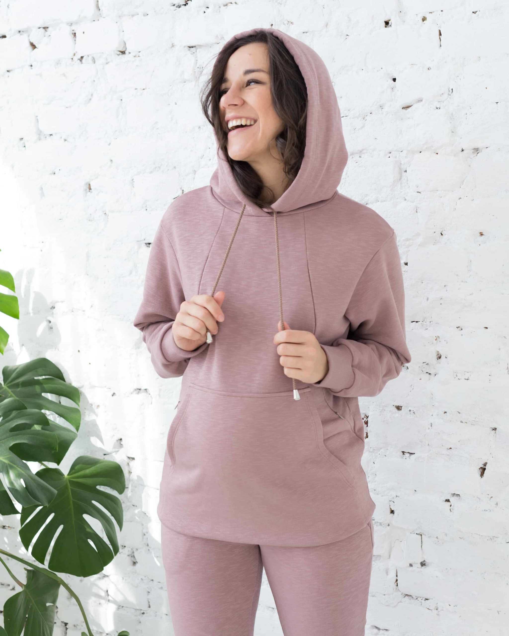 Кофейное худи для будущих и кормящих мам Spring Кофейное худи для будущих и кормящих мам Spring