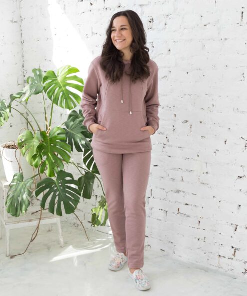 Кофейное худи для будущих и кормящих мам Spring Кофейное худи для будущих и кормящих мам Spring — изображение 2